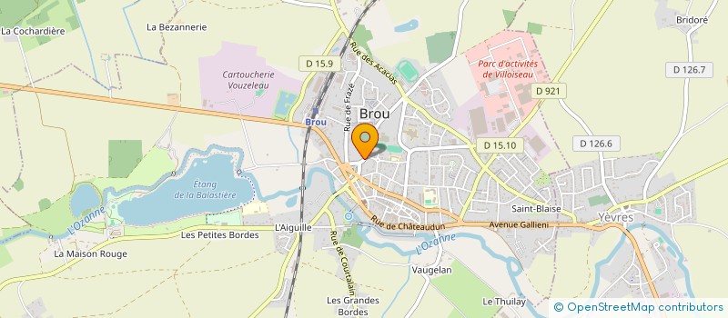 localisation de l'entreprise MADAME LAETITIA BROSSET à DANGEAU