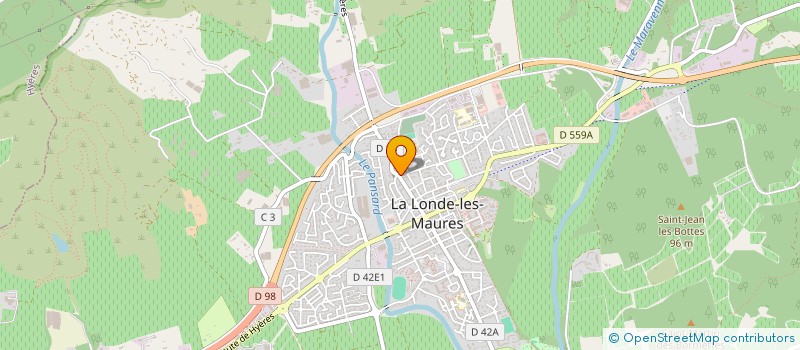 localisation de l'entreprise MADAME LAETITIA BROUTIN à LA LONDE-LES-MAURES
