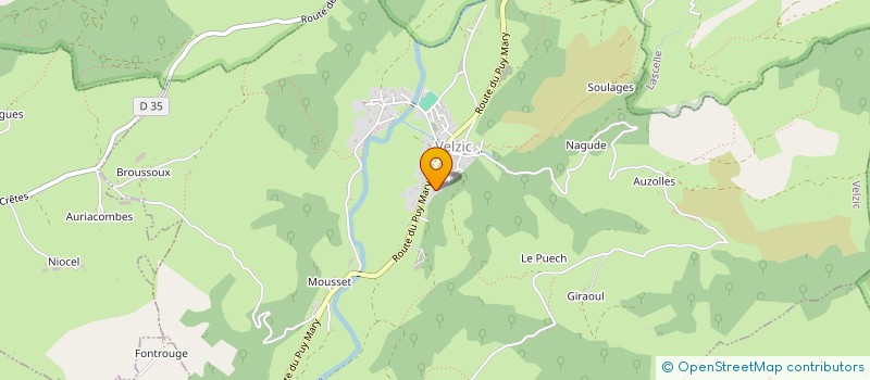 localisation de l'entreprise MADAME LAETITIA BRUEL à VELZIC