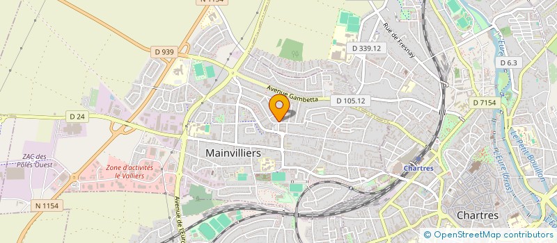 localisation de l'entreprise MADAME LAETITIA BRUNET à MAINVILLIERS