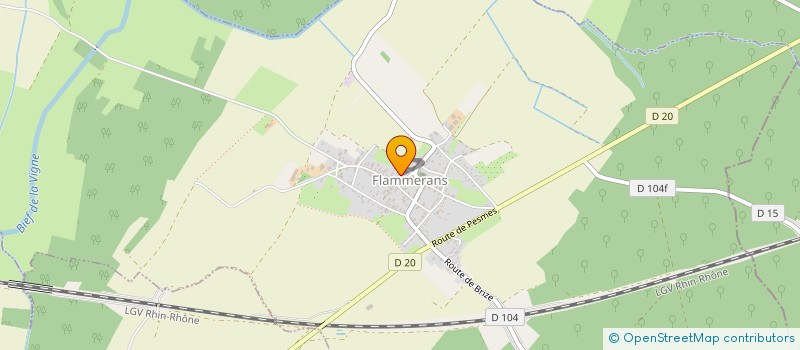 localisation de l'entreprise MADAME LAETITIA BRUSSIER  FLAMMERANS