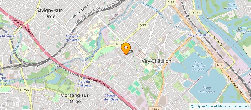 localisation de l'entreprise MADAME LAETITIA BUGUELLOU à VIRY-CHATILLON