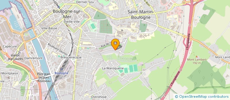 localisation de l'entreprise MADAME LAETITIA BUISSON à SAINT-MARTIN-BOULOGNE