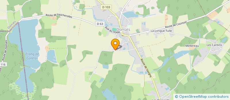 localisation de l'entreprise MADAME LAETITIA BUISSON  DOMATS