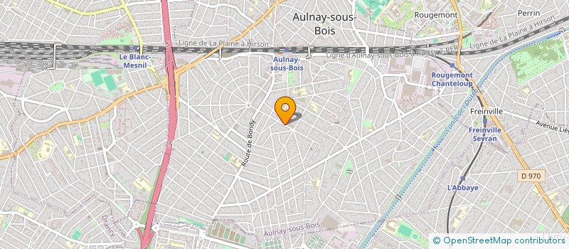 localisation de l'entreprise MADAME LAETITIA BUONO à AULNAY-SOUS-BOIS