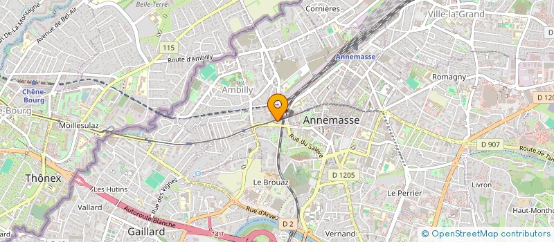 localisation de l'entreprise MADAME LAETITIA BURNET  ANNEMASSE