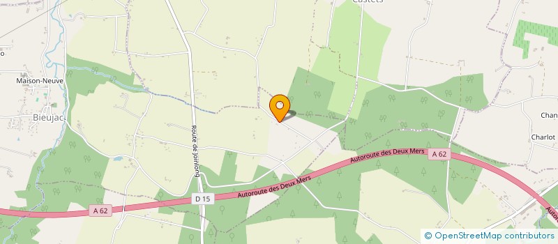 localisation de l'entreprise MADAME LAETITIA BURNICHON  BIEUJAC