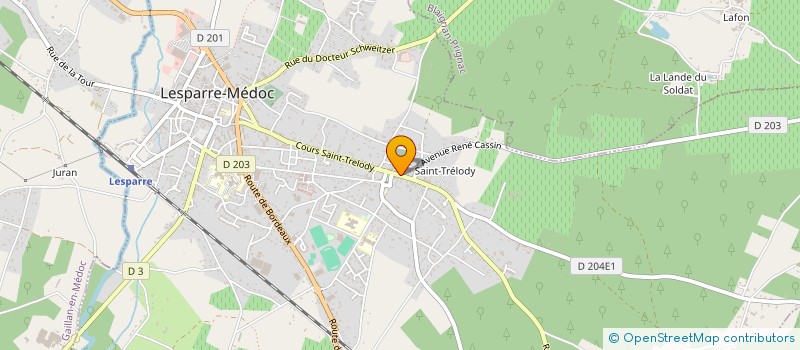 localisation de l'entreprise MADAME LAETITIA BURRELL à LESPARRE-MEDOC