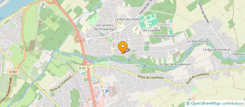 localisation de l'entreprise MADAME LAETITIA BURY à VINEUIL