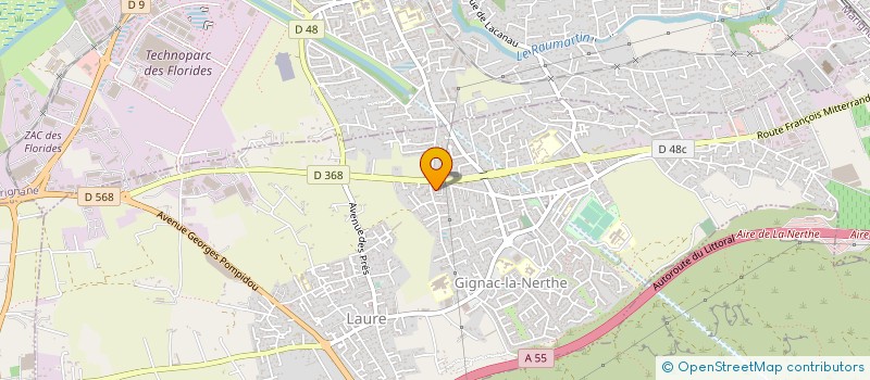 localisation de l'entreprise MADAME LAETITIA BUSCETTI  GIGNAC-LA-NERTHE