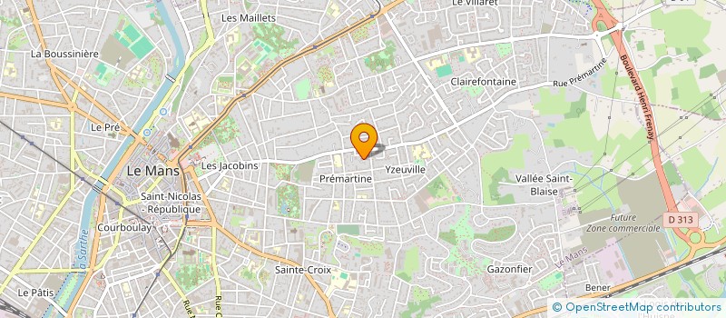 localisation de l'entreprise MADAME LAETITIA BUSSON à LE MANS