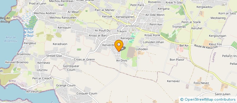 localisation de l'entreprise MADAME LAETITIA BUTTET  LANDEDA