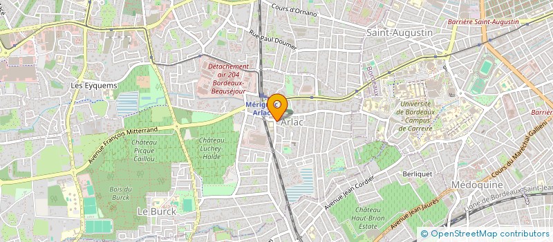 localisation de l'entreprise MADAME LAETITIA CABIT  MERIGNAC