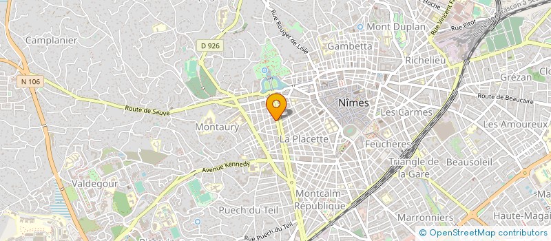 localisation de l'entreprise MADAME LAETITIA CALISTI  NIMES