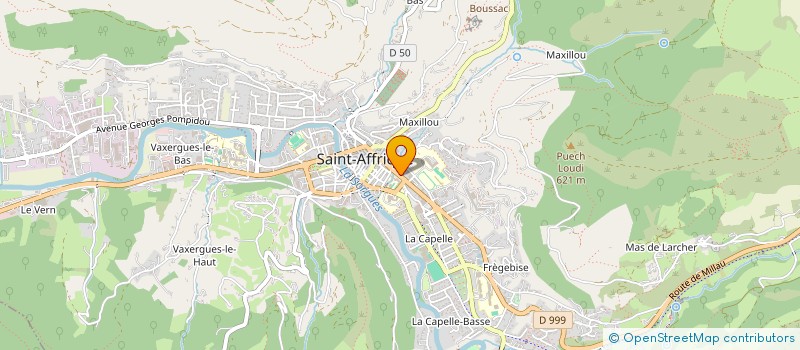 localisation de l'entreprise MADAME LAETITIA CALLENS  SAINT-AFFRIQUE