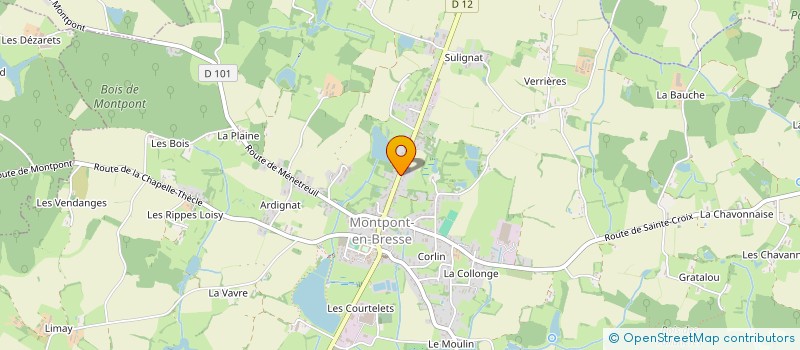 localisation de l'entreprise MADAME LAETITIA CAPELOT à MONTPONT-EN-BRESSE