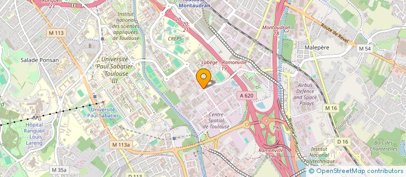 localisation de l'entreprise MADAME LAETITIA CARDIN à TOULOUSE