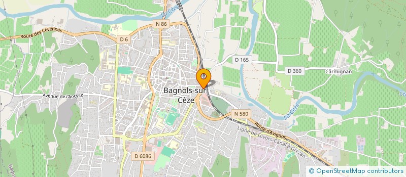 localisation de l'entreprise MADAME LAETITIA CARLES à BAGNOLS-SUR-CEZE