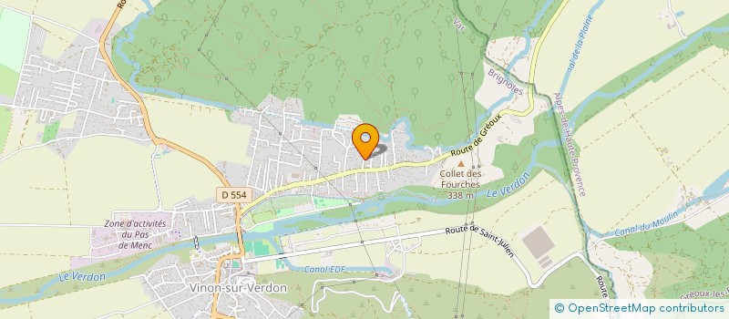 localisation de l'entreprise MADAME LAETITIA CARLI-TAMISIER  VINON-SUR-VERDON