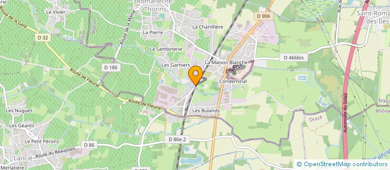localisation de l'entreprise MADAME LAETITIA CARNEIRO à ROMANECHE-THORINS