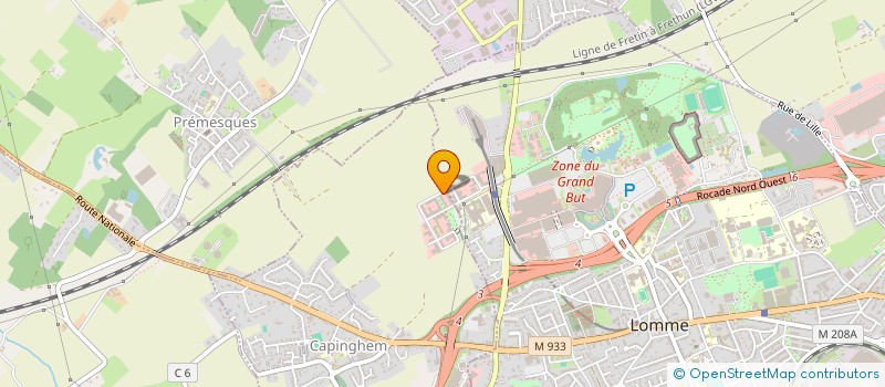 localisation de l'entreprise MADAME LAETITIA CARON  CAPINGHEM