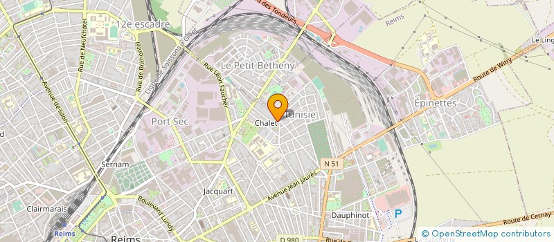 localisation de l'entreprise MADAME LAETITIA CARRY  REIMS