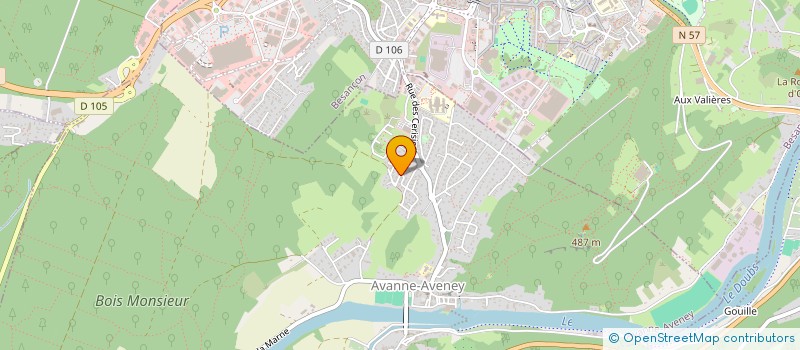 localisation de l'entreprise MADAME LAETITIA CARVALHO  BESANCON