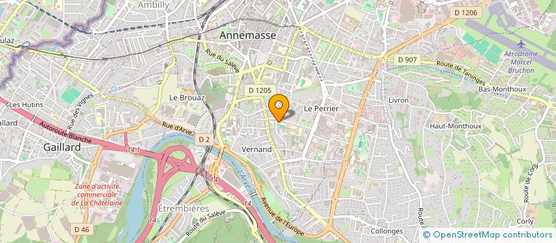 localisation de l'entreprise MADAME LAETITIA CASCARINO  ANNEMASSE