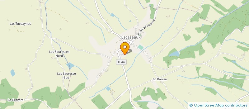 localisation de l'entreprise MADAME LAETITIA CASSARD  ESCAZEAUX