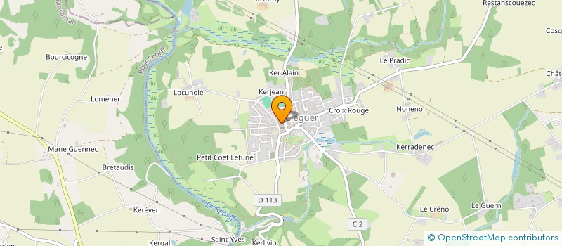 localisation de l'entreprise MADAME LAETITIA CASSINOT  CLEGUER