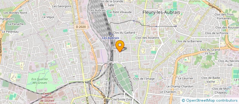 localisation de l'entreprise MADAME LAETITIA CASSIRAME à FLEURY-LES-AUBRAIS