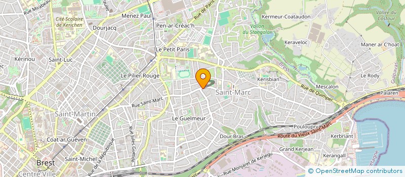 localisation de l'entreprise MADAME LAETITIA CASTEELE à BREST