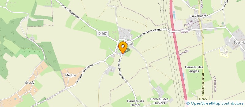 localisation de l'entreprise MADAME LAETITIA CASTEL  BUTOT