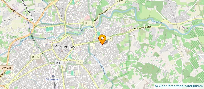 localisation de l'entreprise MADAME LAETITIA CASTELLO  CARPENTRAS