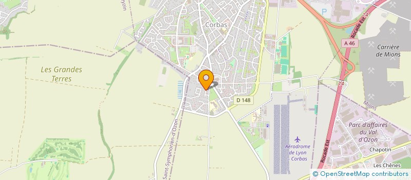 localisation de l'entreprise MADAME LAETITIA CASTELLO à CORBAS