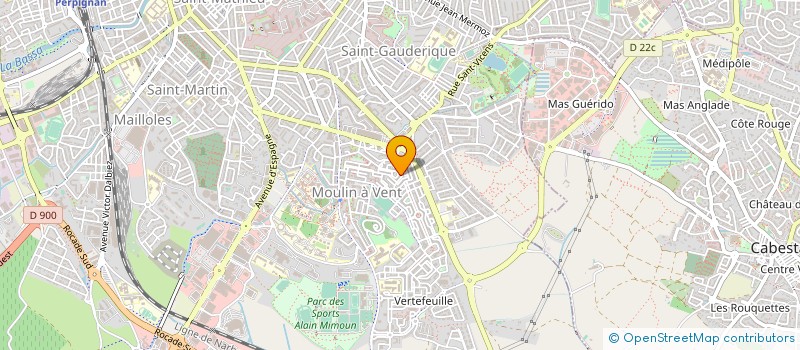 localisation de l'entreprise MADAME LAETITIA CASTILLO  PERPIGNAN