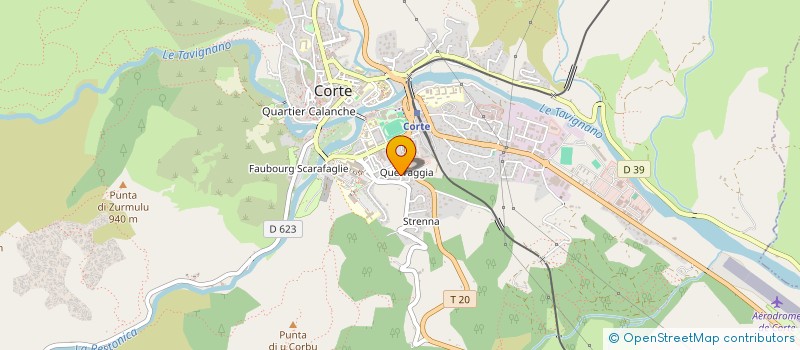 localisation de l'entreprise MADAME LAETITIA CATHERINE CARLOTTI à CORTE