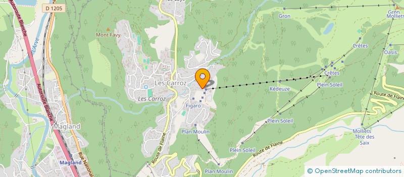 localisation de l'entreprise MADAME LAETITIA CATTY  ARACHES-LA-FRASSE