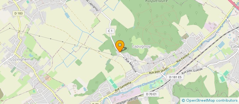 localisation de l'entreprise MADAME LAETITIA CAUMONT  LAPUGNOY