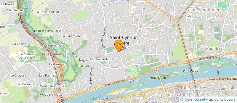 localisation de l'entreprise MADAME LAETITIA CAVACO  SAINT-CYR-SUR-LOIRE