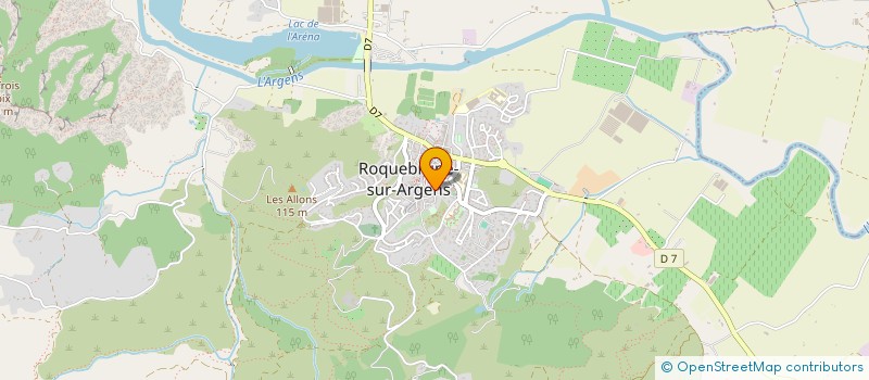 localisation de l'entreprise MADAME LAETITIA CAYRON à ROQUEBRUNE-SUR-ARGENS