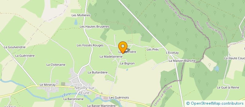 localisation de l'entreprise MADAME LAETITIA CAZE à LONGNY LES VILLAGES