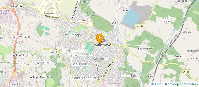 localisation de l'entreprise MADAME LAETITIA CAZE-BLANC  SAINT-AVE