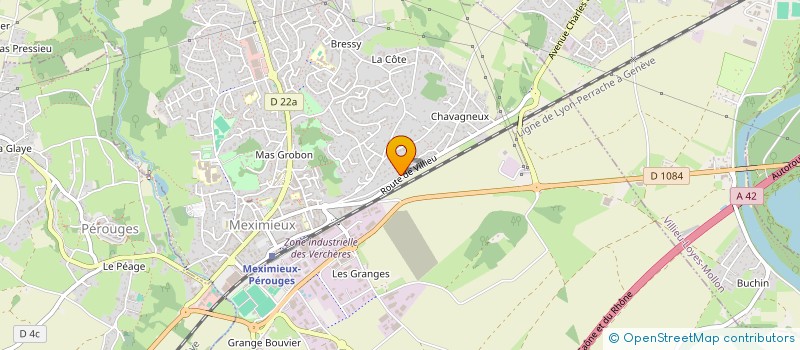 localisation de l'entreprise MADAME LAETITIA CERULLO à MEXIMIEUX