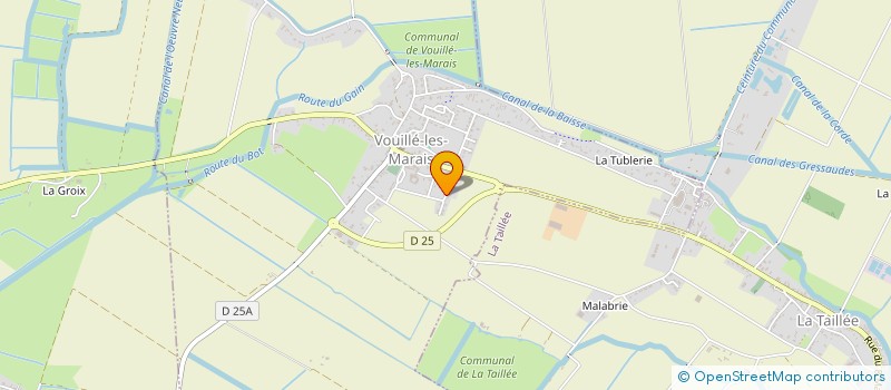 localisation de l'entreprise MADAME LAETITIA CHABOT  VOUILLE-LES-MARAIS