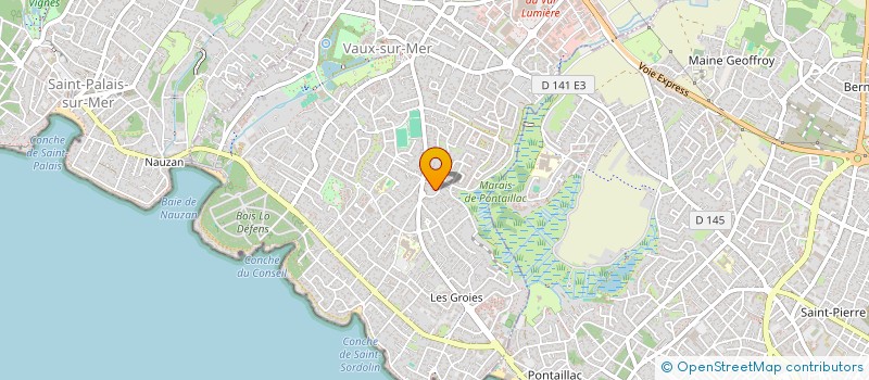 localisation de l'entreprise MADAME LAETITIA CHABRIER  VAUX-SUR-MER