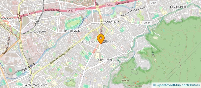 localisation de l'entreprise MADAME LAETITIA CHAILAN  MARSEILLE