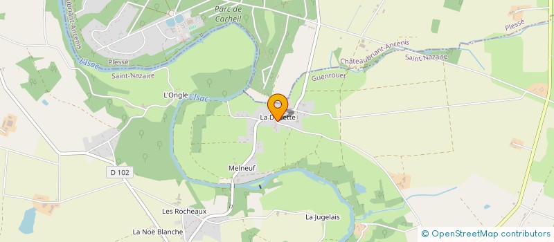 localisation de l'entreprise MADAME LAETITIA CHALOT  GUENROUET