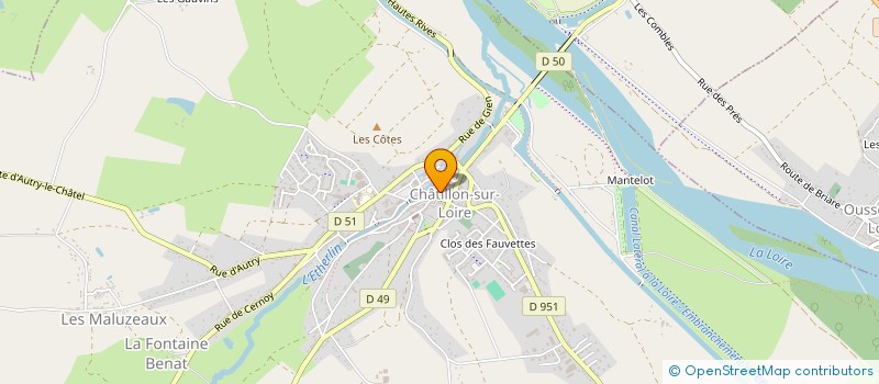 localisation de l'entreprise MADAME LAETITIA CHAMBAUD à OUSSON-SUR-LOIRE