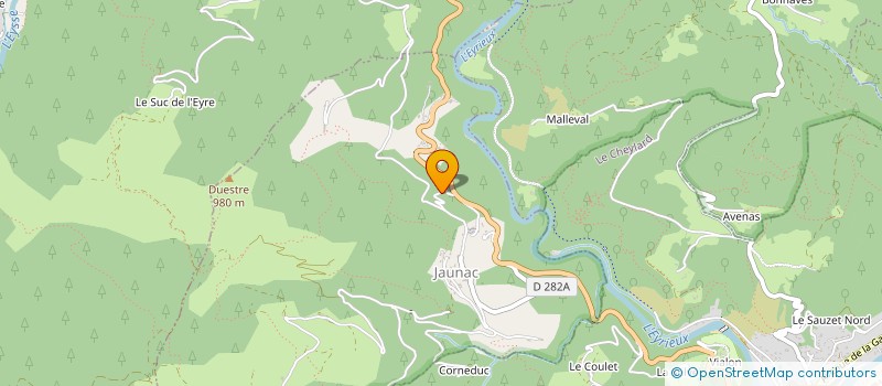 localisation de l'entreprise MADAME LAETITIA CHAMBOUX  JAUNAC